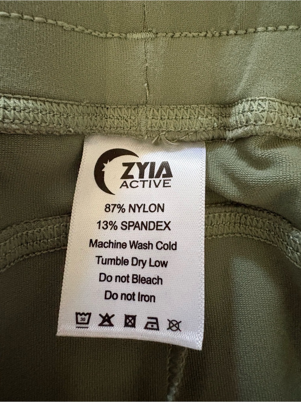 ZYIA Olive Green Drawstring Joggers - Picture 3 of 3
